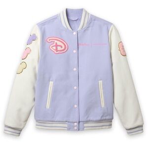 XL - Stoney Clover Lane WDW Logo Varsity Jacket Lavender Purple Disney